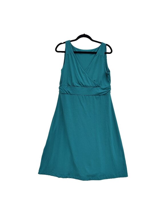 Eddie Bauer Dresses & Skirts - Eddie Bauer Crossover Dress Women's L Seafoam Green Active Travel